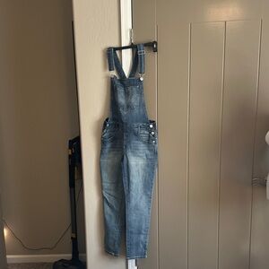 Wallflower Light Blue Women's Denim Overalls